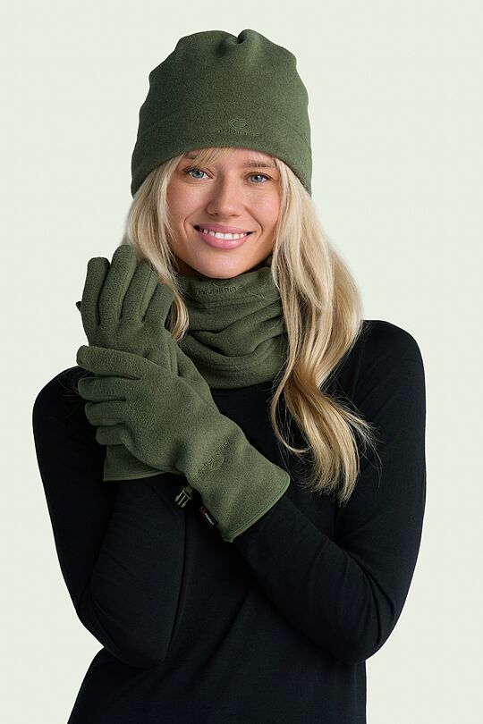 Polartec 100 Series fleece gloves 1 | GREEN | Audimas