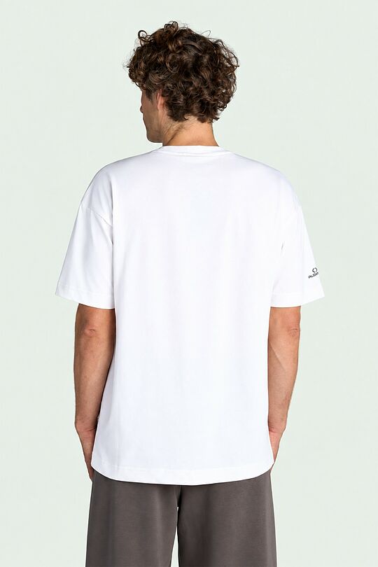Short sleeves cotton T-shirt "Eternal Flame" 5 | WHITE | Audimas