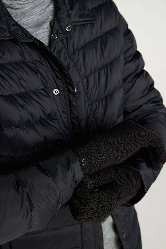 Merino wool gloves with touch screen 4 | BLACK | Audimas