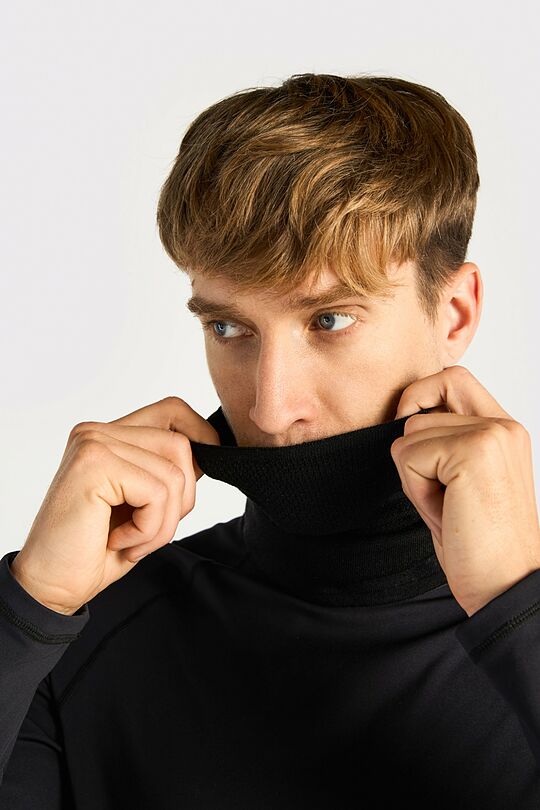 Stretchy, breathable double-sided muff 2 | BLACK | Audimas