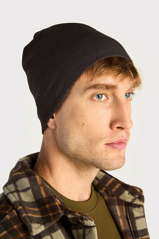Knitted merino wool beanie 4 | BROWN | Audimas