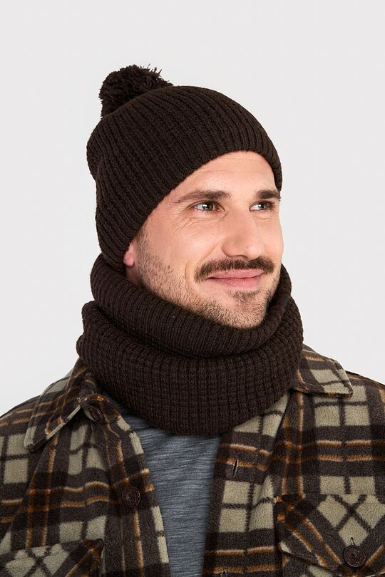Neck muff with fleece lining 1 | BROWN | Audimas