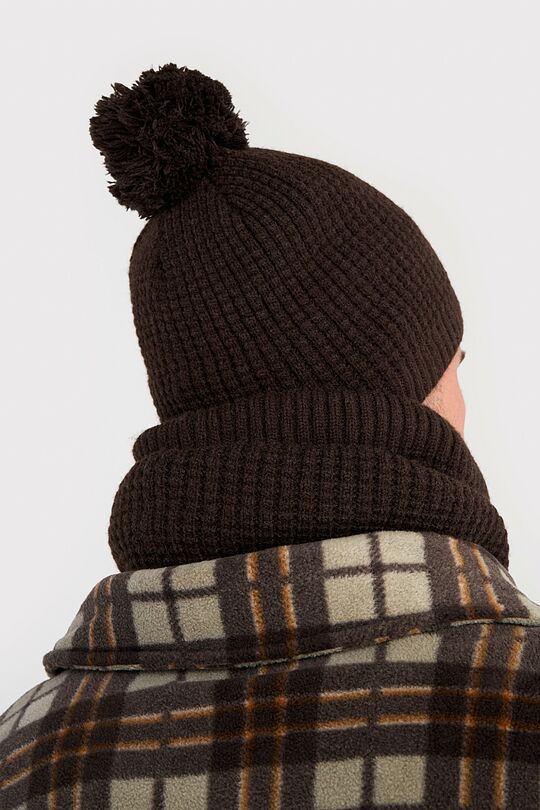 Neck muff with fleece lining 2 | BROWN | Audimas