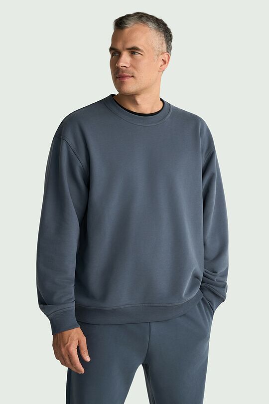 Oversized heavy-weight cotton sweatshirt 1 | GREY | Audimas