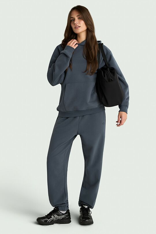 Oversized heavy-weight cotton hoodie 4 | Dark blue | Audimas
