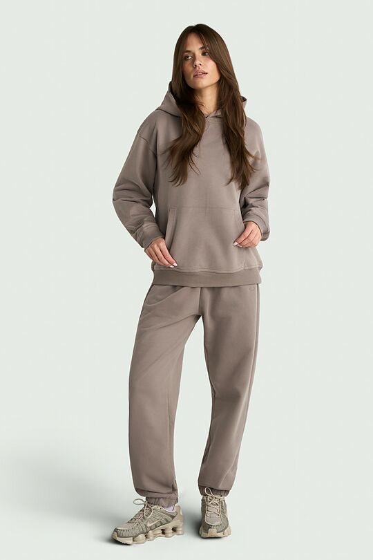 Heavy-weight cotton sweatpants 1 | Cream | Audimas