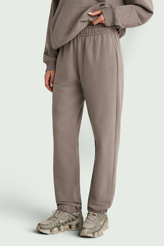 Heavy-weight cotton sweatpants 2 | Cream | Audimas