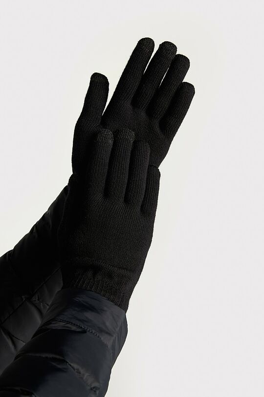 Merino wool gloves with touch screen 3 | BLACK | Audimas