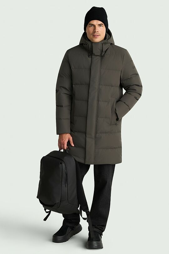 Down coat with membrane 8 | DARK GREY | Audimas