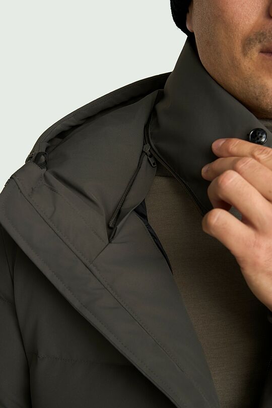 Down coat with membrane 6 | DARK GREY | Audimas