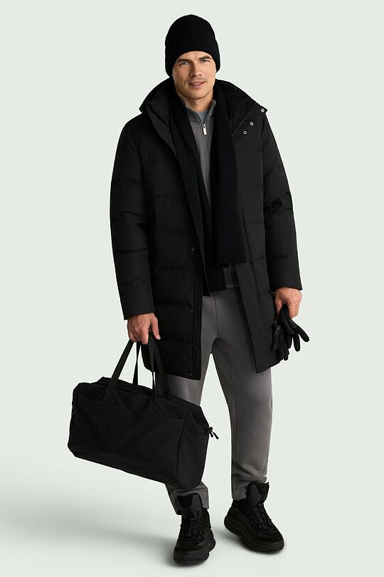 Down coat with membrane 1 | BLACK | Audimas