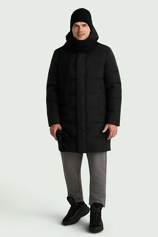 Down coat with membrane 8 | BLACK | Audimas