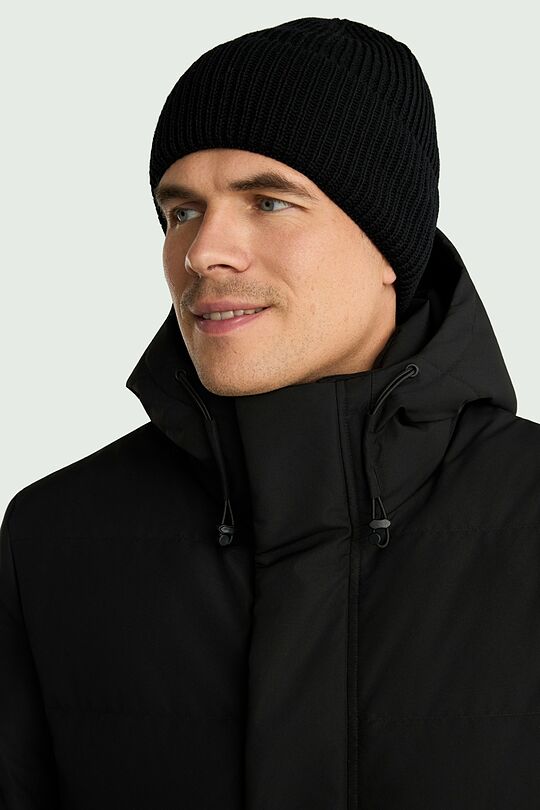 Down coat with membrane 5 | BLACK | Audimas