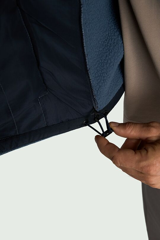 Sherpa fleece full-zip jacket 5 | BLUE | Audimas