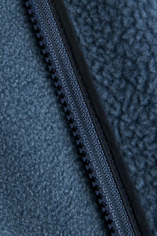 Sherpa fleece full-zip jacket 6 | BLUE | Audimas
