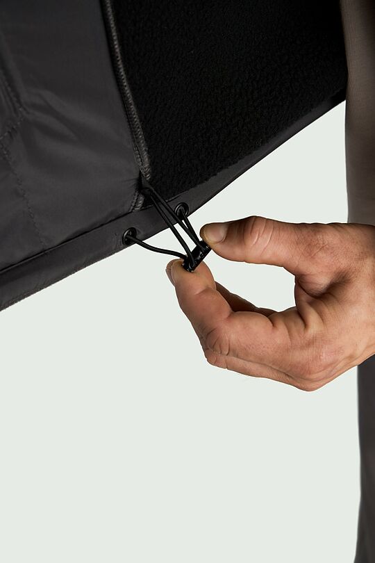 Sherpa fleece full-zip jacket 5 | GREY | Audimas