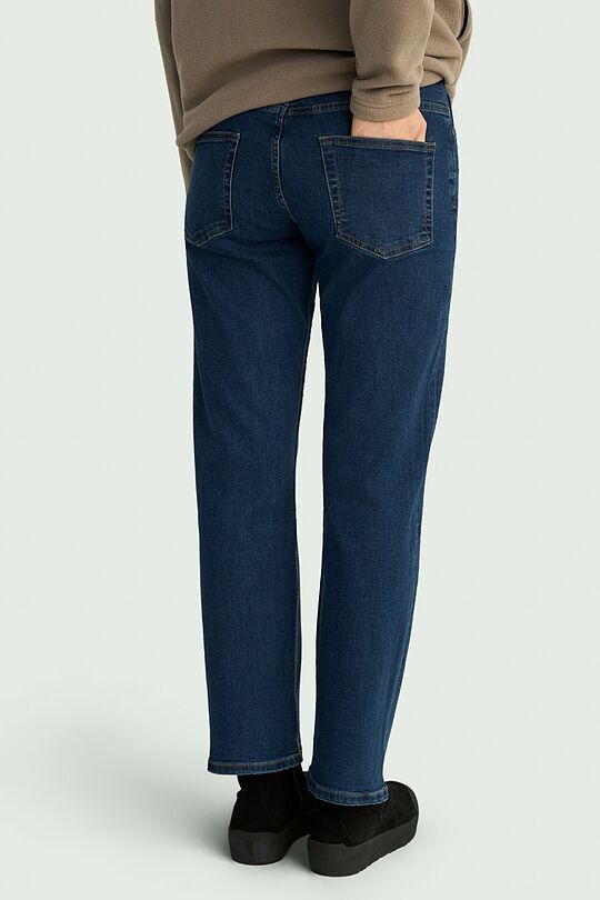 Straight fit jeans with elastane 3 | BLUE | Audimas