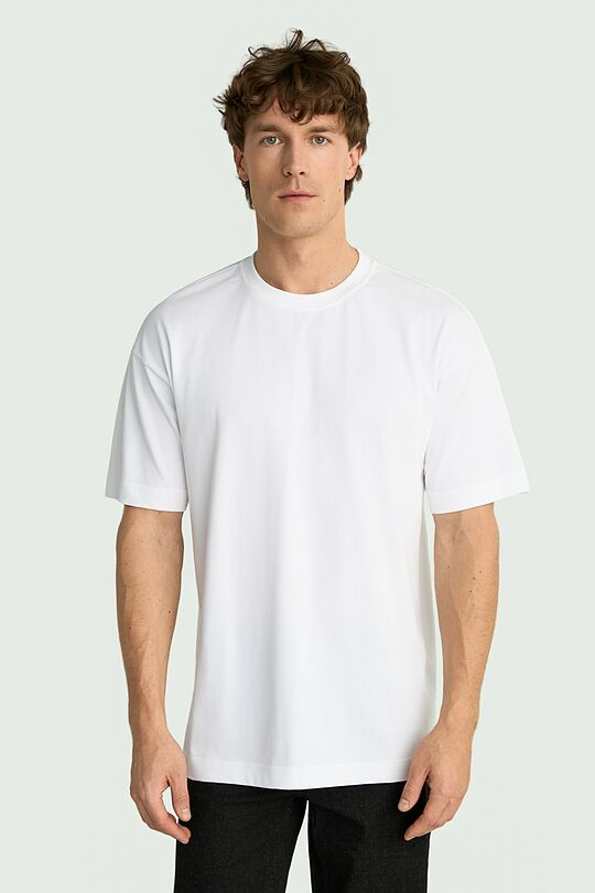 Unisex short-sleeve cotton T-shirt "Flag" 4 | WHITE | Audimas