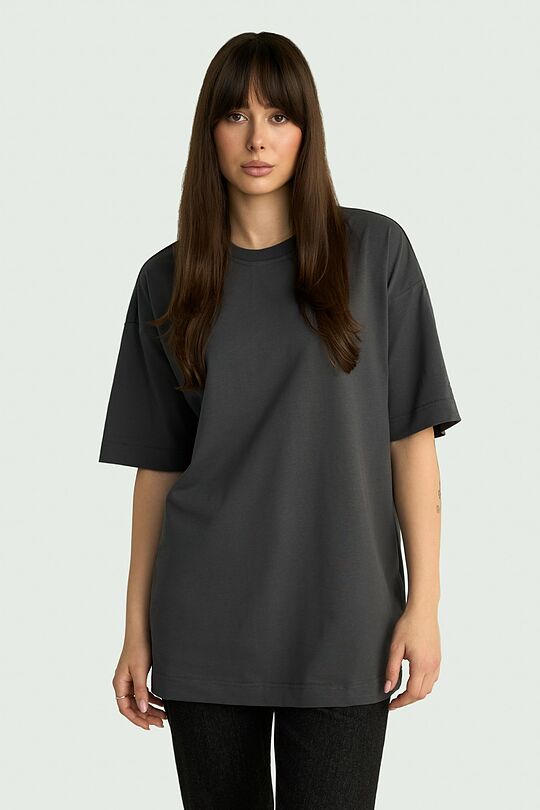 Unisex short-sleeve cotton T-shirt "Together till Victory" 4 | DARK GREY | Audimas