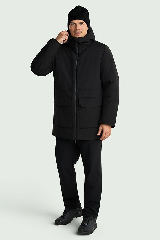 Jacket with synthetic „Thermore” insulation and membrane 3 | BLACK | Audimas