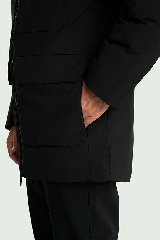 Jacket with synthetic „Thermore” insulation and membrane 6 | BLACK | Audimas