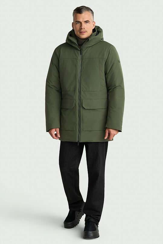 Jacket with synthetic „Thermore” insulation and membrane 1 | GREEN | Audimas