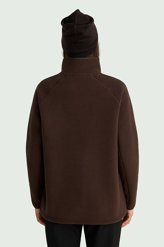 Sherpa fleece full-zip jacket 4 | BROWN | Audimas