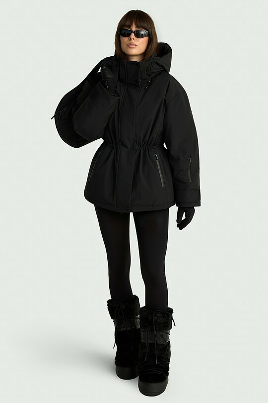 Pūkinė striukė 13 | BLACK | Audimas