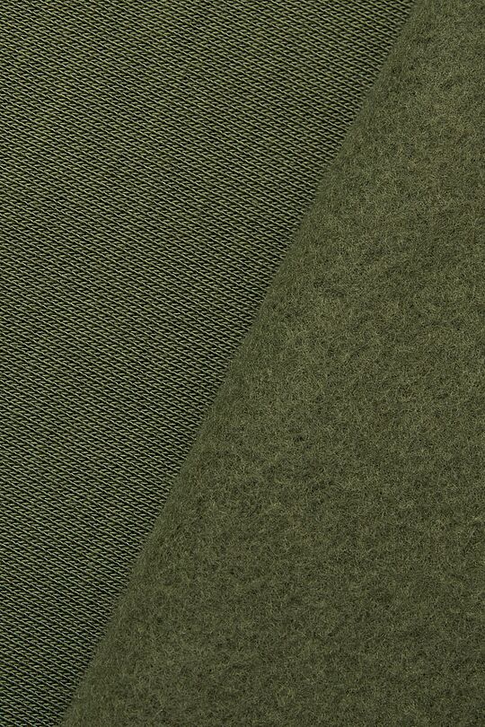 Oversized cotton fleece sweatshirt 4 | Green | Audimas