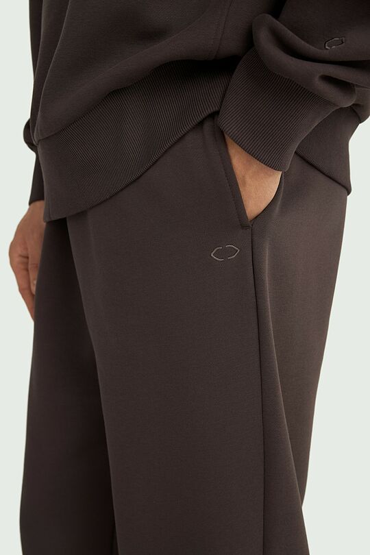 Cotton fleece sweatpants 4 | BROWN | Audimas