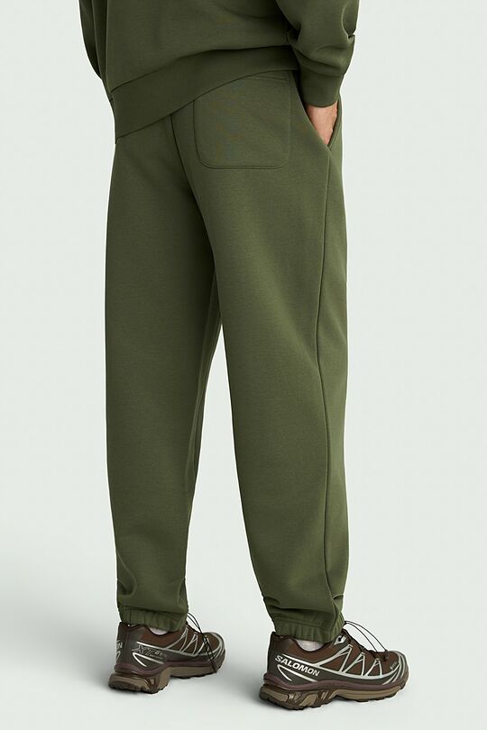 Cotton fleece sweatpants 3 | Green | Audimas