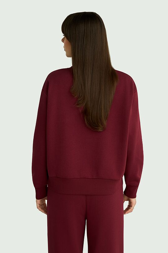 Cotton fleece sweatshirt 2 | RED | Audimas