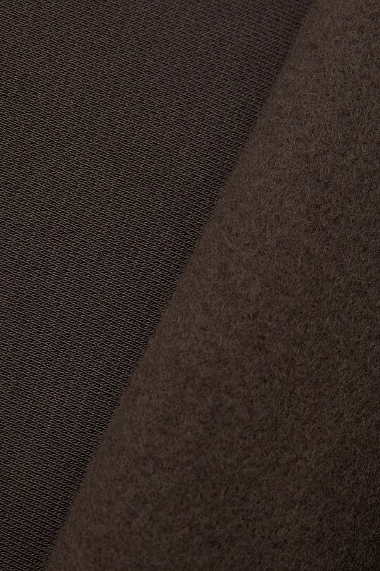Cotton fleece sweatshirt 4 | BROWN | Audimas