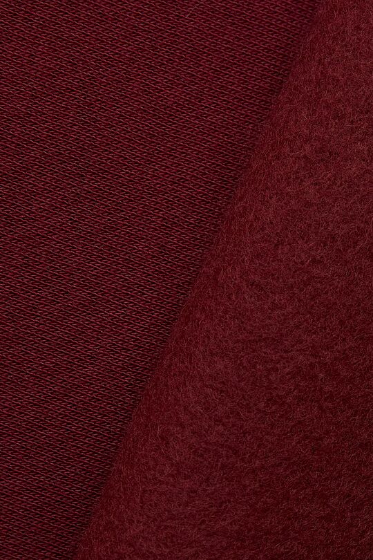 Cotton fleece sweatshirt 4 | RED | Audimas