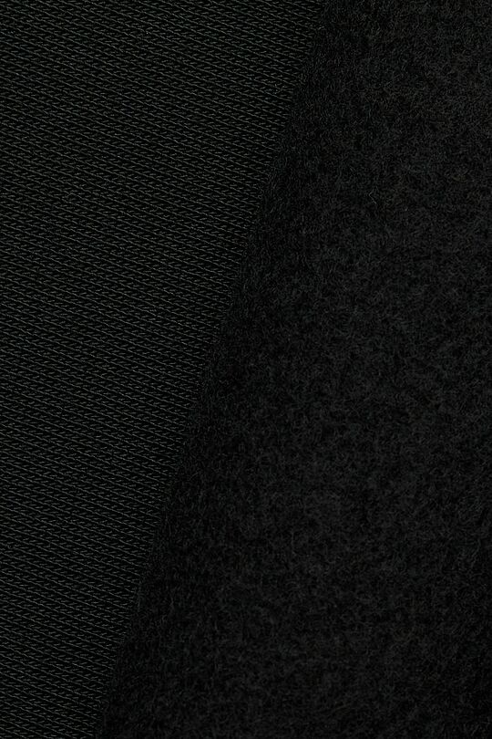 Cotton fleece sweatshirt 4 | BLACK | Audimas