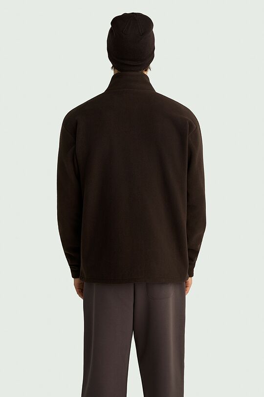 Full-zip fleece sweatshirt 2 | BROWN | Audimas