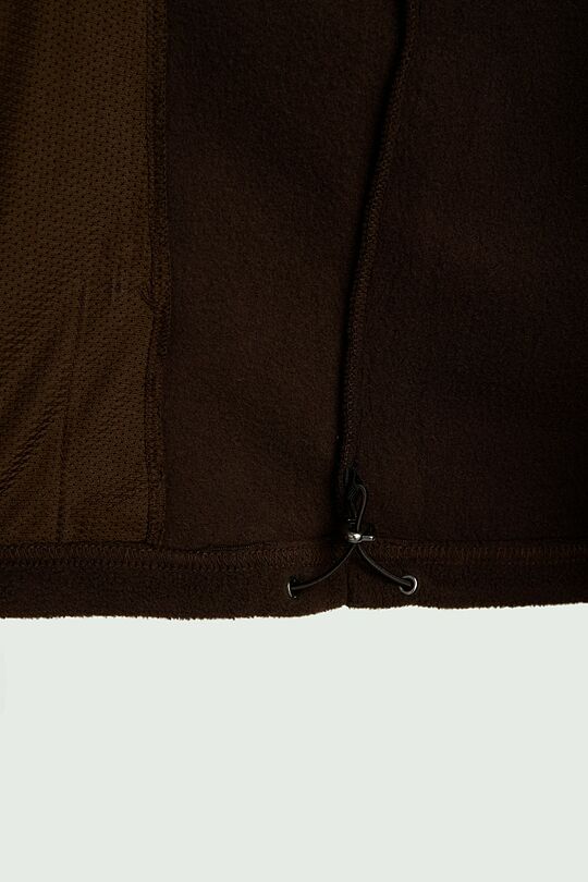 Full-zip fleece sweatshirt 5 | BROWN | Audimas