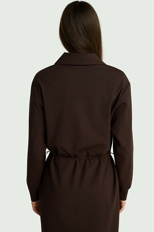 Dress with long sleeves 3 | BROWN | Audimas