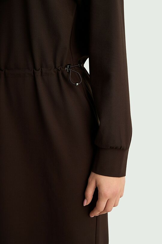 Dress with long sleeves 4 | BROWN | Audimas