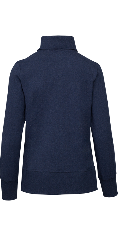 Cotton terry sweatshirt 4 | BLUE DEPTHS MELANGE | Audimas