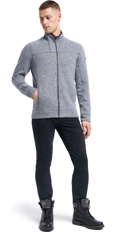 POLARTEC fleece jacket 2 | GREY/MELANGE | Audimas