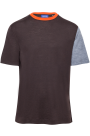 T-shirt ROGER 1 | BROWN/BORDEAUX | Audimas