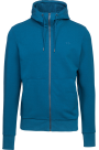 Cotton terry zip-through hoodie 3 | BLUE | Audimas