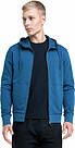 Cotton terry zip-through hoodie 1 | BLUE | Audimas
