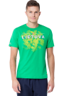 T-shirt GREGORY 1 | GREEN/ KHAKI / LIME GREEN | Audimas