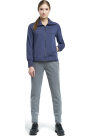 Cotton terry sweatshirt 2 | BLUE DEPTHS MELANGE | Audimas