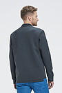 Viscose interlock tricot zip-through jacket 2 | GREY/MELANGE | Audimas