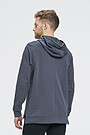 Prolonged zip-through hoodie 2 | GREY/MELANGE | Audimas