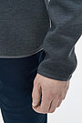 Viscose interlock tricot sweatshirt 4 | GREY/MELANGE | Audimas