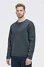Viscose interlock tricot sweatshirt 1 | GREY/MELANGE | Audimas